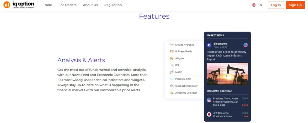 IQ Option Community Features